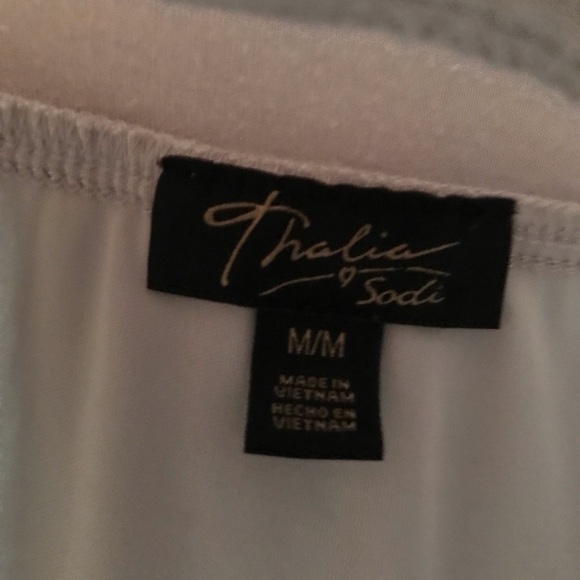 Elegant Cream High Low Skirt - Picture 4 of 7